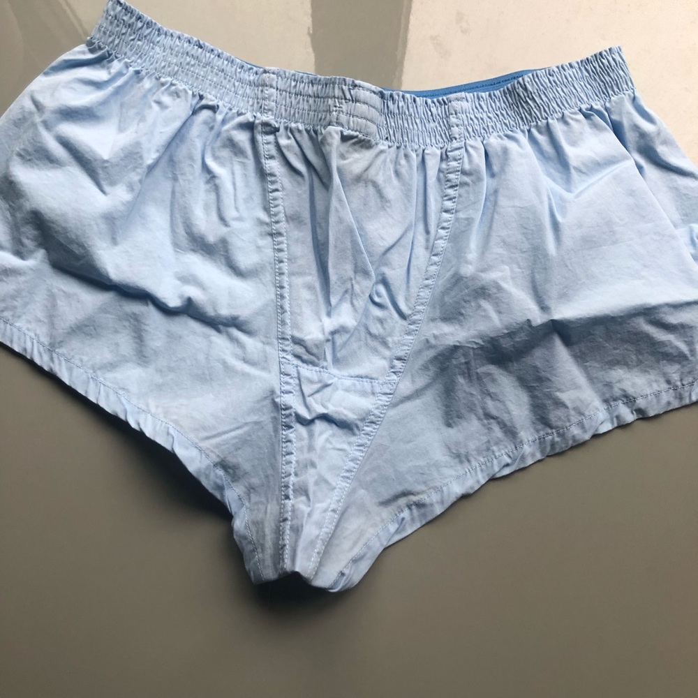 NWOT Women's Blue and Yellow Pajama Short Set - Picture 7 of 10
